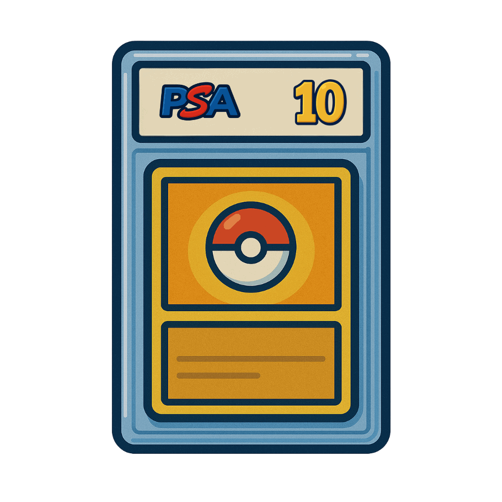 PSA 10 Pokémon Karte, Sammelkarte mit Pokéball Design, Lamacards Collection, TCG Spielkarte.