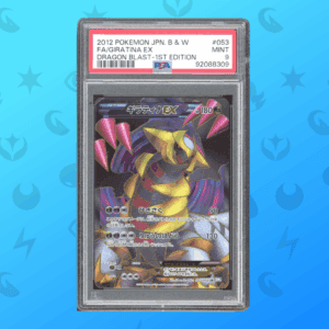 2012 Pokémon Giratina EX Dragon Blast PSA 9, First Edition.