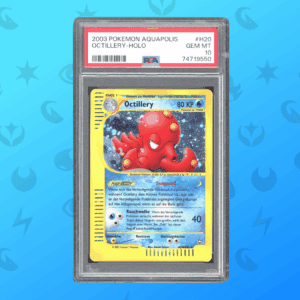 Hologramm Pokémon Karte Octillery Aquapolis PSA 10 perfekte Qualität.
