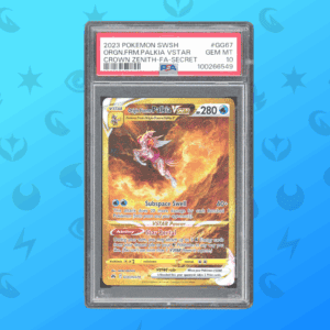 Siebeneu-Pokémon-Karte Palkia VSTAR aus 2023, PSA-geschützt, optimal für Sammler und TCG-Spieler.