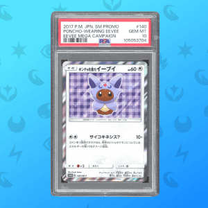 Poncho-Wearing Eevee Promo - Mega Campain Promo (JP) | PSA10