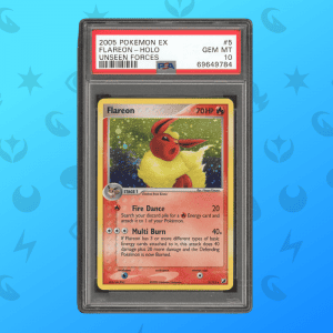 Flareon Holo - Unseen Forces (ENG) | PSA10