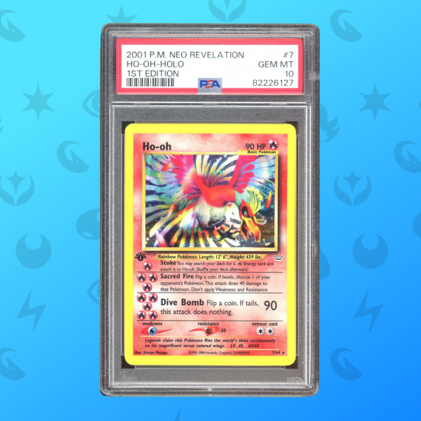 Ho-Oh Holo 1st Ed. - Neo Revalation | PSA10