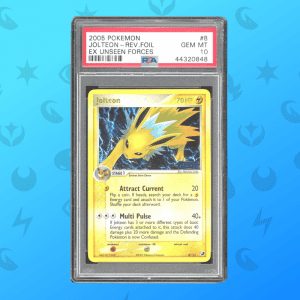Jolteon Reverse Holo - Unseen Forces (ENG) | PSA10