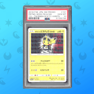 Pretend Boss Pikachu - Team Skull (JP) | PSA10